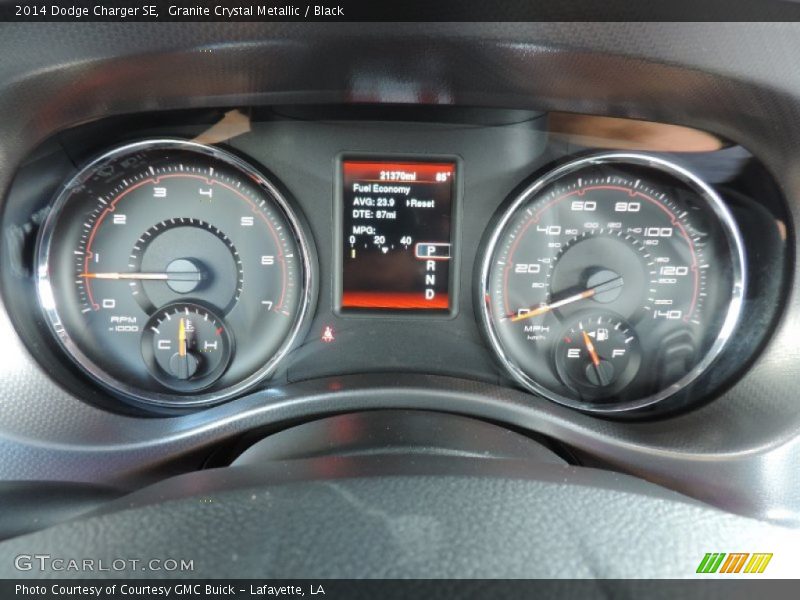 Granite Crystal Metallic / Black 2014 Dodge Charger SE