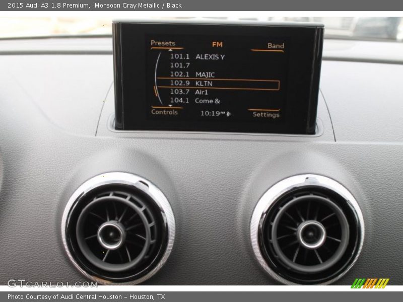Monsoon Gray Metallic / Black 2015 Audi A3 1.8 Premium