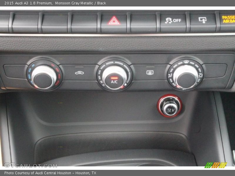 Monsoon Gray Metallic / Black 2015 Audi A3 1.8 Premium