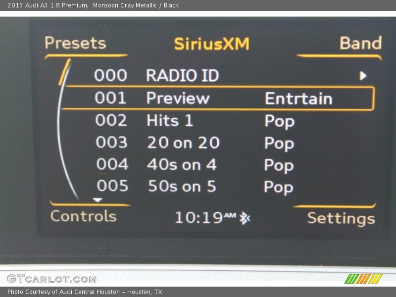 Monsoon Gray Metallic / Black 2015 Audi A3 1.8 Premium