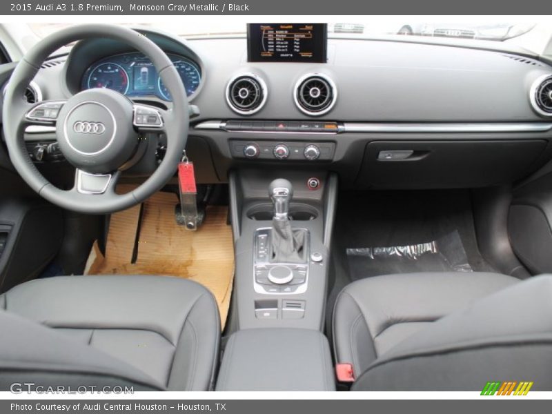 Monsoon Gray Metallic / Black 2015 Audi A3 1.8 Premium