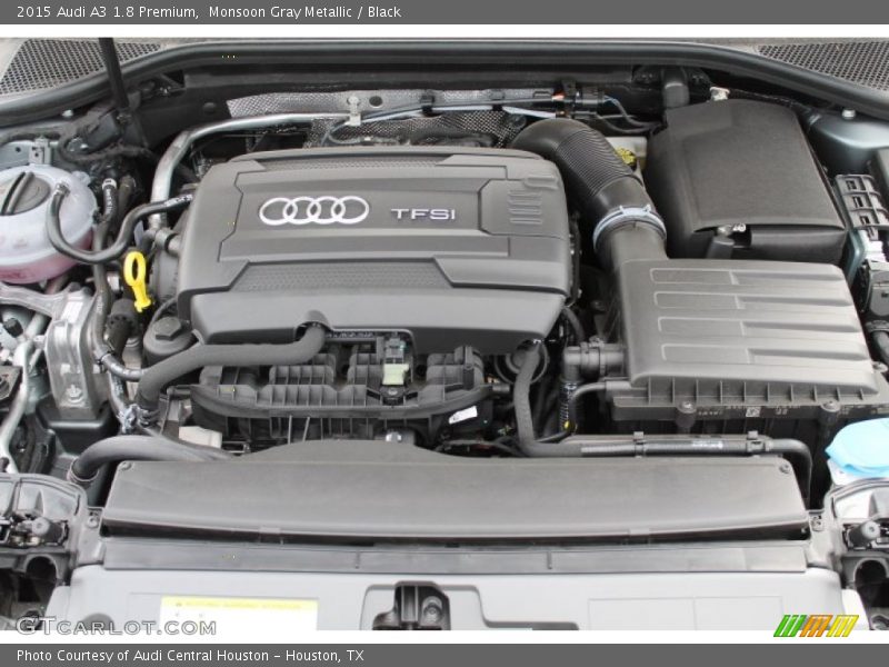 Monsoon Gray Metallic / Black 2015 Audi A3 1.8 Premium