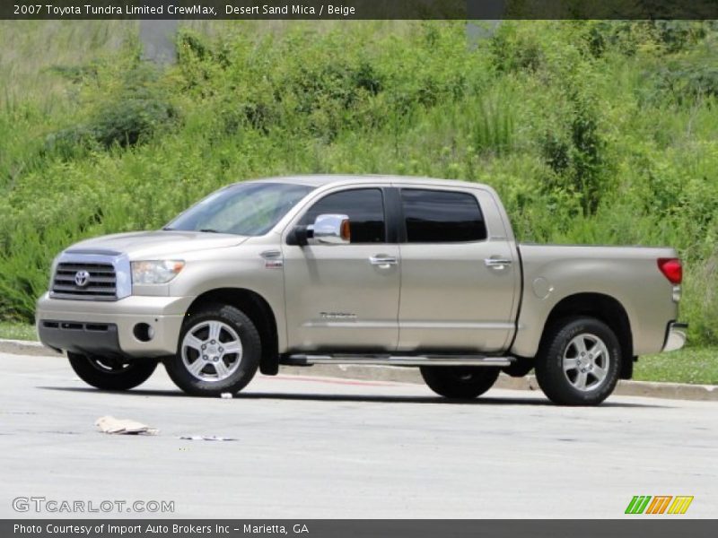 Desert Sand Mica / Beige 2007 Toyota Tundra Limited CrewMax