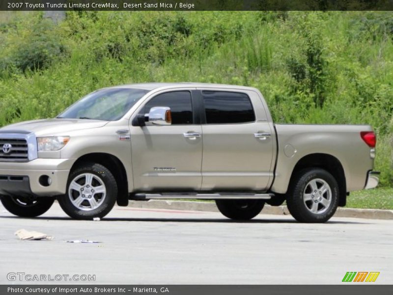 Desert Sand Mica / Beige 2007 Toyota Tundra Limited CrewMax