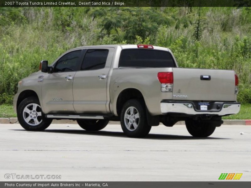 Desert Sand Mica / Beige 2007 Toyota Tundra Limited CrewMax