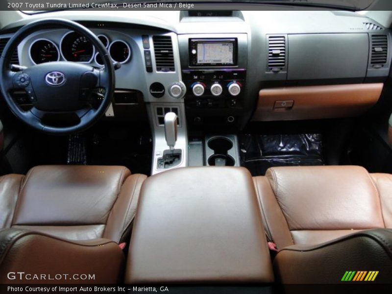 Dashboard of 2007 Tundra Limited CrewMax