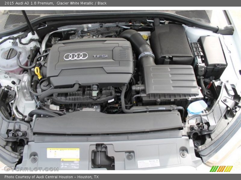 Glacier White Metallic / Black 2015 Audi A3 1.8 Premium
