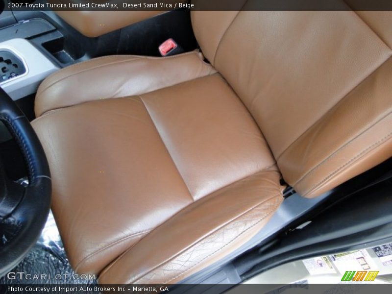 Desert Sand Mica / Beige 2007 Toyota Tundra Limited CrewMax