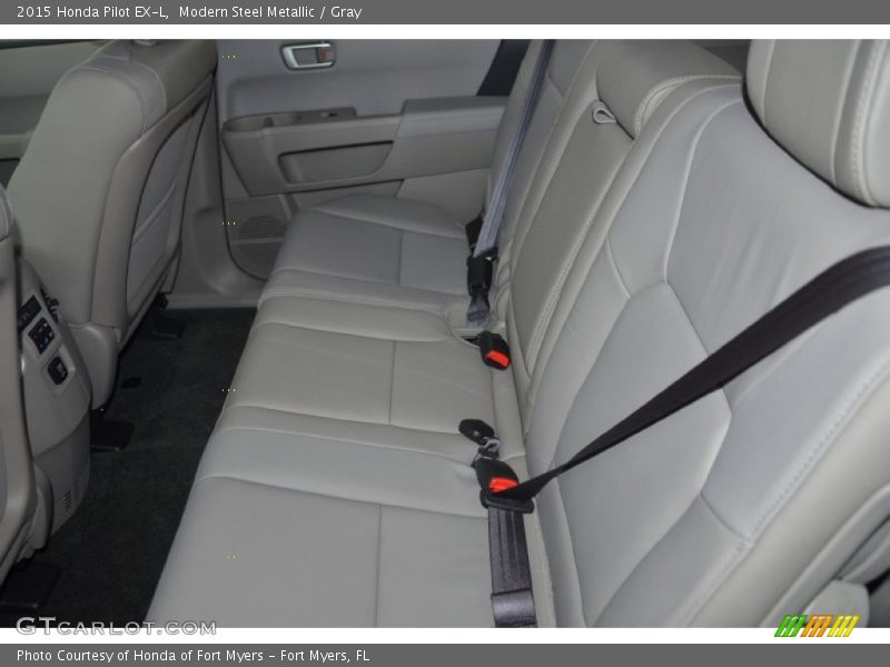 Modern Steel Metallic / Gray 2015 Honda Pilot EX-L