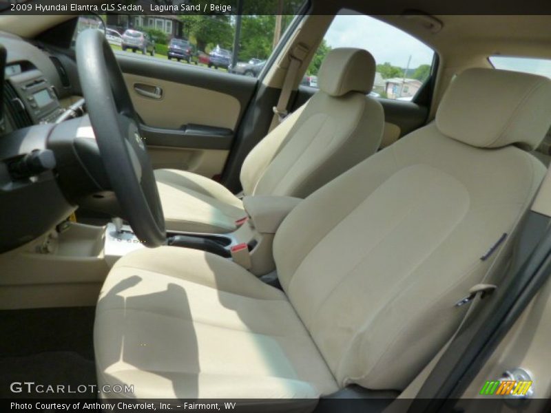 Laguna Sand / Beige 2009 Hyundai Elantra GLS Sedan