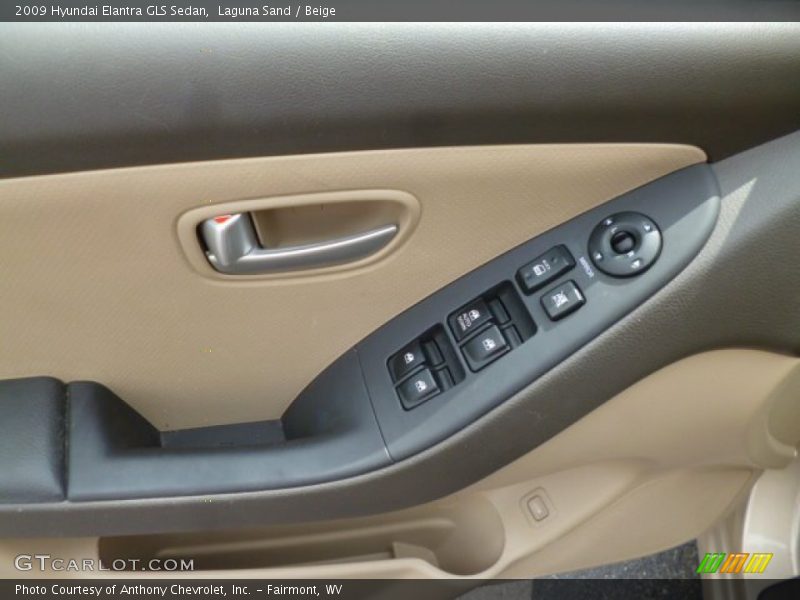 Laguna Sand / Beige 2009 Hyundai Elantra GLS Sedan