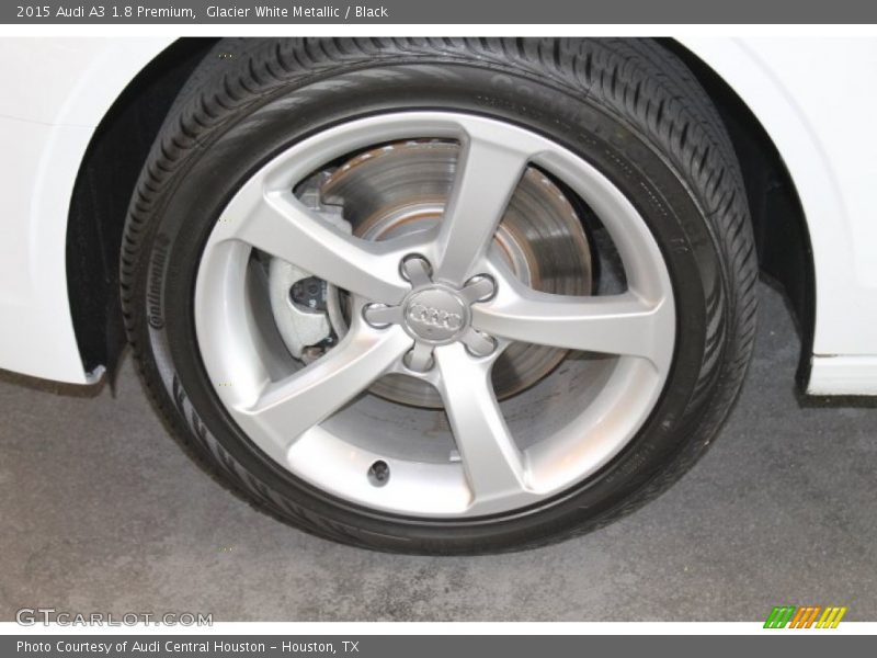 Glacier White Metallic / Black 2015 Audi A3 1.8 Premium