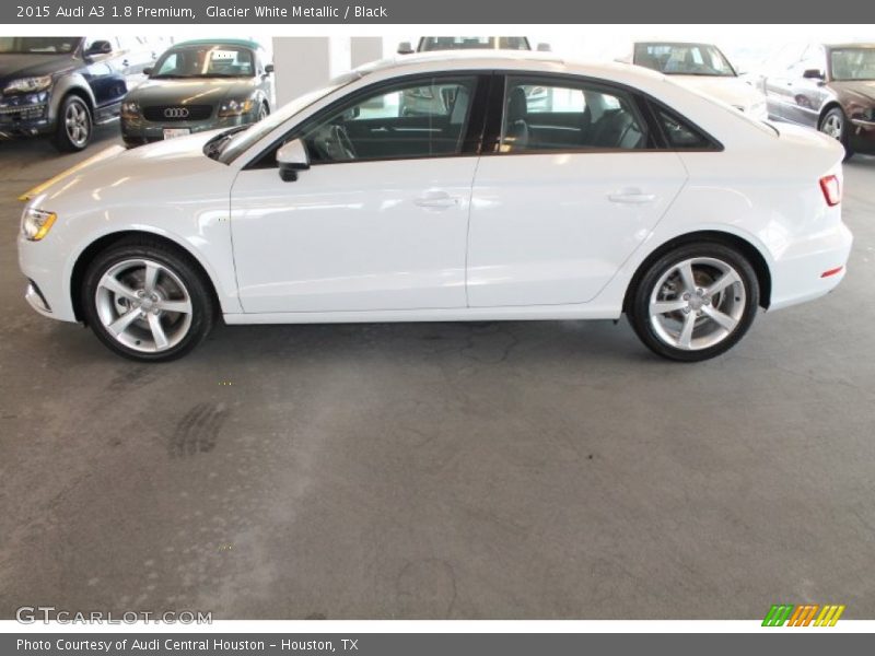 Glacier White Metallic / Black 2015 Audi A3 1.8 Premium