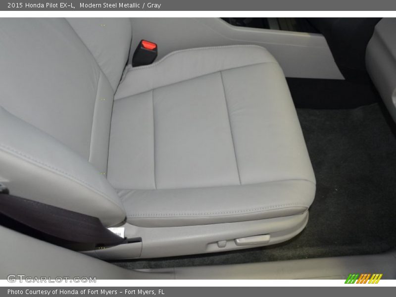 Modern Steel Metallic / Gray 2015 Honda Pilot EX-L