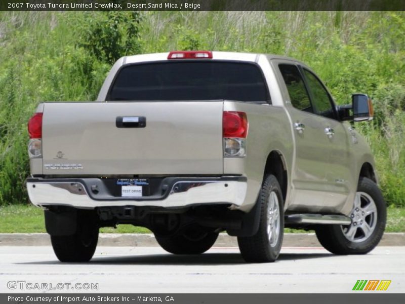 Desert Sand Mica / Beige 2007 Toyota Tundra Limited CrewMax