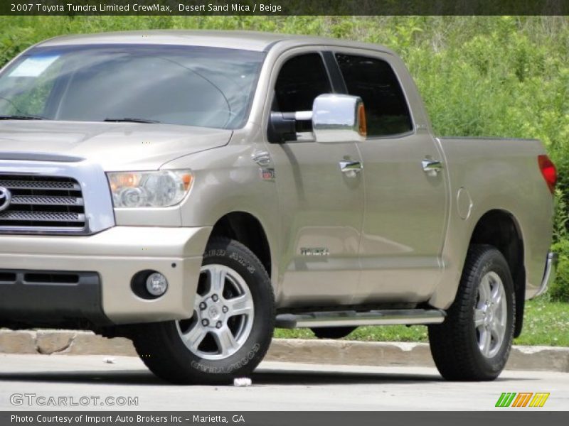 Desert Sand Mica / Beige 2007 Toyota Tundra Limited CrewMax