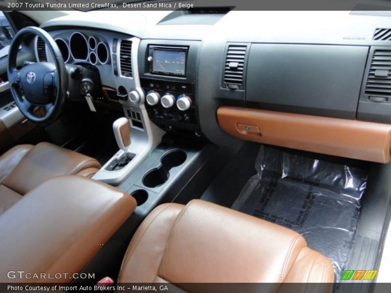 Desert Sand Mica / Beige 2007 Toyota Tundra Limited CrewMax