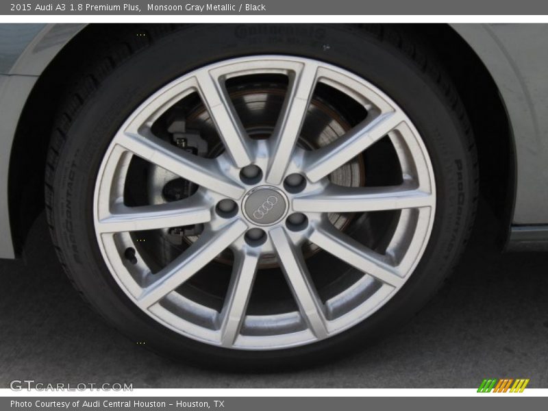 Monsoon Gray Metallic / Black 2015 Audi A3 1.8 Premium Plus
