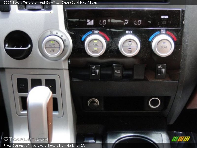 Desert Sand Mica / Beige 2007 Toyota Tundra Limited CrewMax