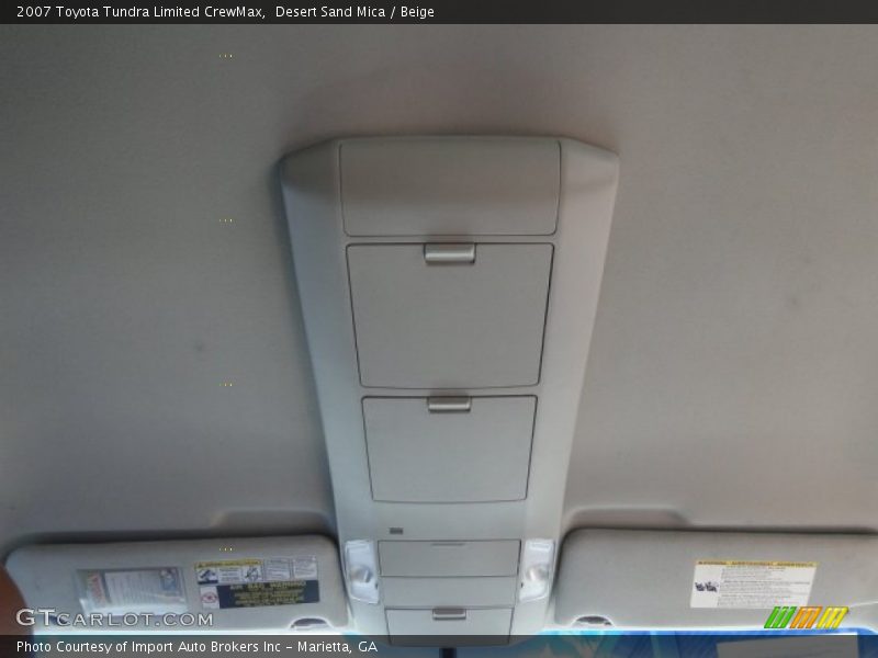 Desert Sand Mica / Beige 2007 Toyota Tundra Limited CrewMax