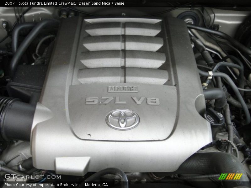 Desert Sand Mica / Beige 2007 Toyota Tundra Limited CrewMax