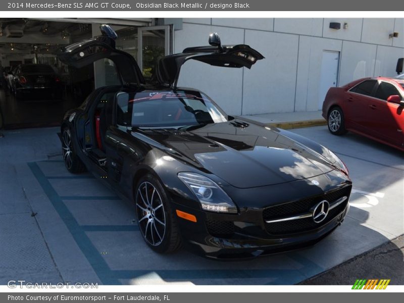 Obsidian Black Metallic / designo Black 2014 Mercedes-Benz SLS AMG GT Coupe