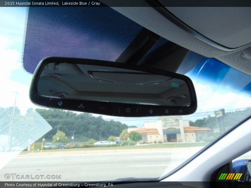 Lakeside Blue / Gray 2015 Hyundai Sonata Limited