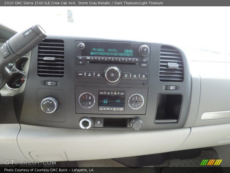 Storm Gray Metallic / Dark Titanium/Light Titanium 2010 GMC Sierra 1500 SLE Crew Cab 4x4