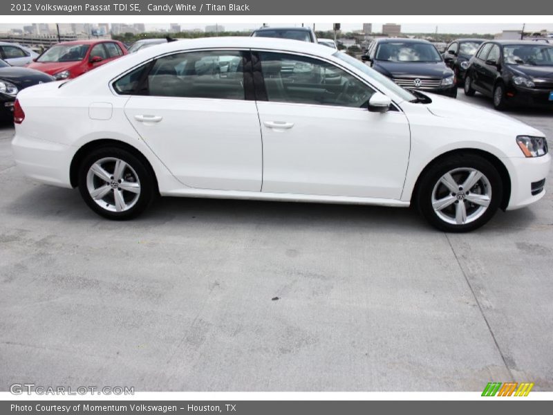 Candy White / Titan Black 2012 Volkswagen Passat TDI SE