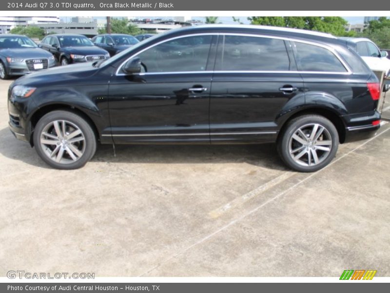 Orca Black Metallic / Black 2014 Audi Q7 3.0 TDI quattro