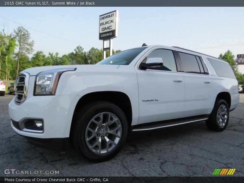 Summit White / Jet Black 2015 GMC Yukon XL SLT