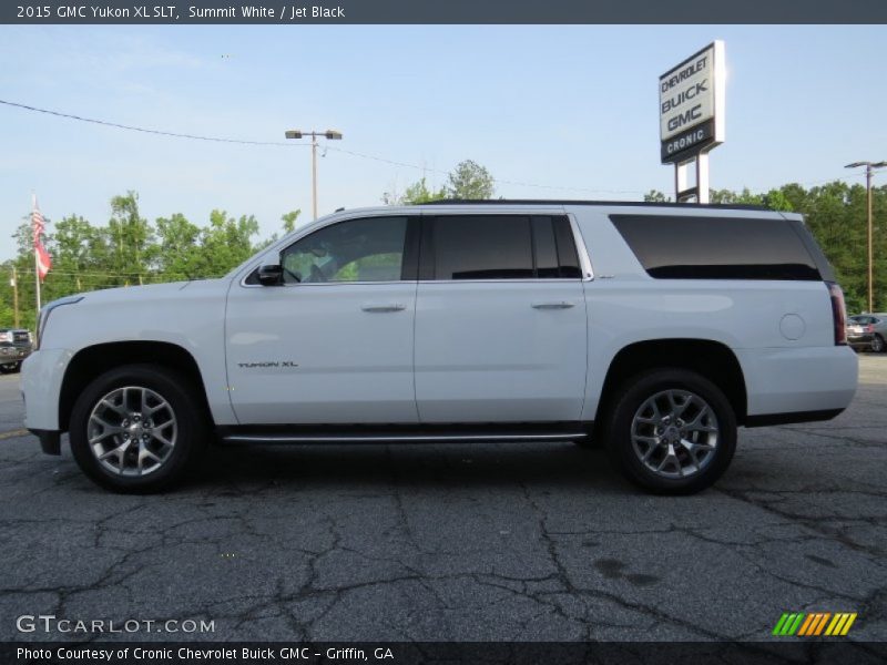 Summit White / Jet Black 2015 GMC Yukon XL SLT