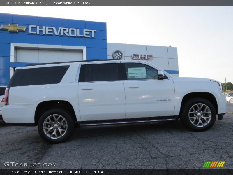 Summit White / Jet Black 2015 GMC Yukon XL SLT