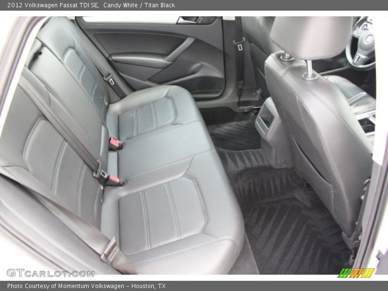 Rear Seat of 2012 Passat TDI SE