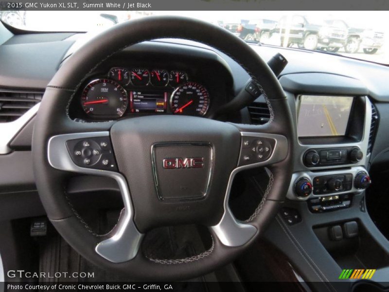 Summit White / Jet Black 2015 GMC Yukon XL SLT