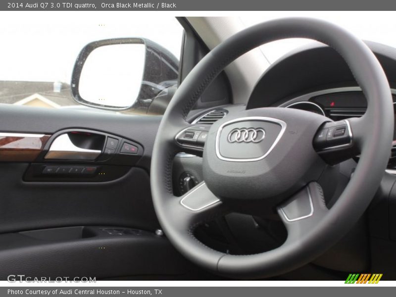 Orca Black Metallic / Black 2014 Audi Q7 3.0 TDI quattro
