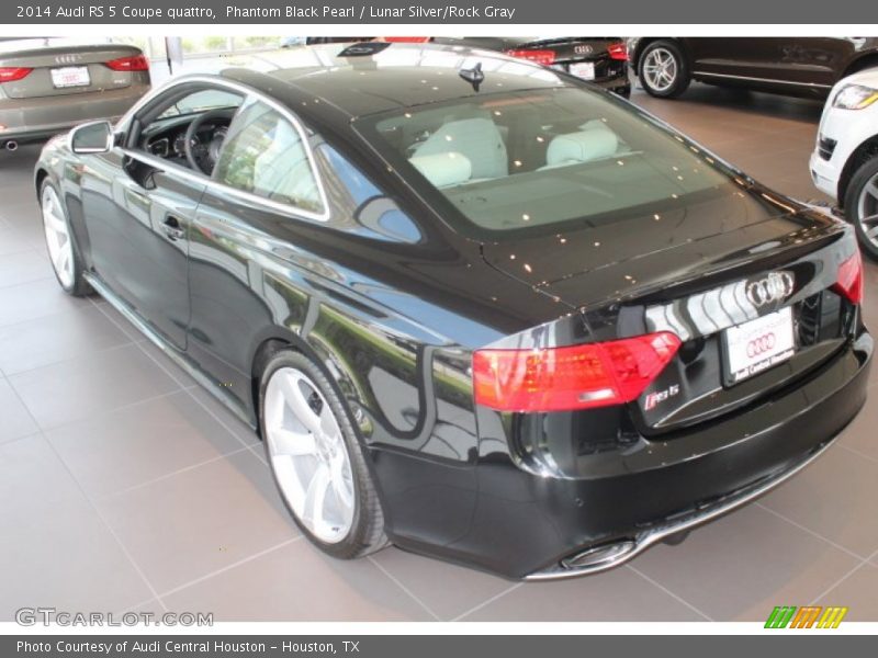 Phantom Black Pearl / Lunar Silver/Rock Gray 2014 Audi RS 5 Coupe quattro