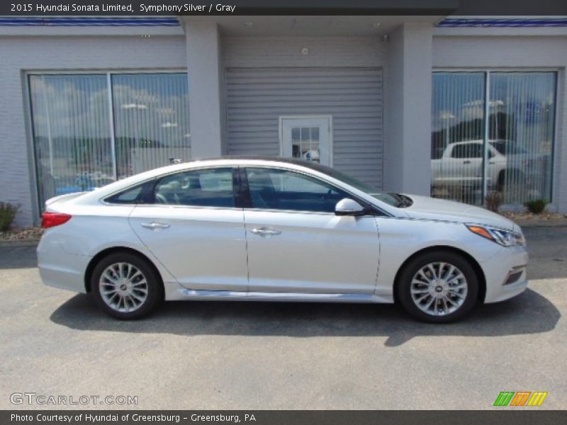 Symphony Silver / Gray 2015 Hyundai Sonata Limited