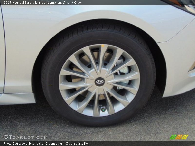 Symphony Silver / Gray 2015 Hyundai Sonata Limited
