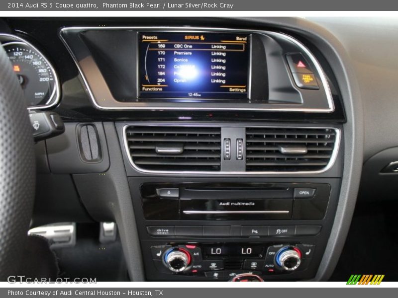 Phantom Black Pearl / Lunar Silver/Rock Gray 2014 Audi RS 5 Coupe quattro