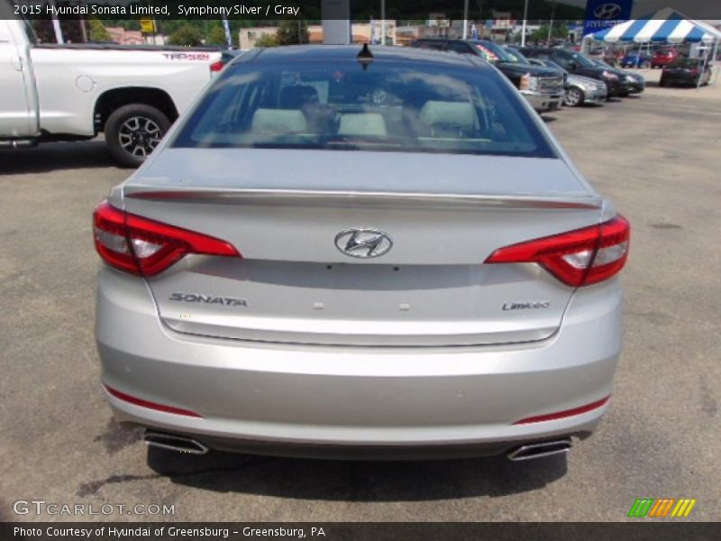 Symphony Silver / Gray 2015 Hyundai Sonata Limited