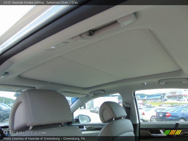Symphony Silver / Gray 2015 Hyundai Sonata Limited