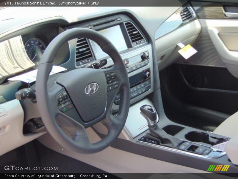 Symphony Silver / Gray 2015 Hyundai Sonata Limited