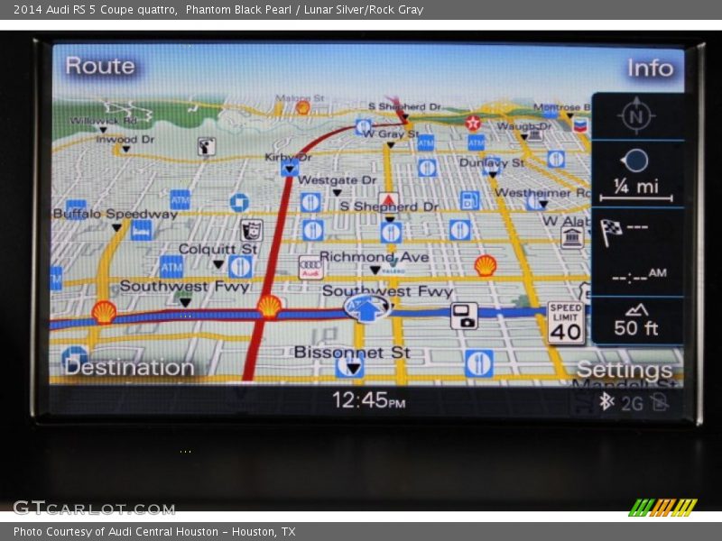 Phantom Black Pearl / Lunar Silver/Rock Gray 2014 Audi RS 5 Coupe quattro