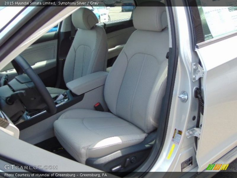 Symphony Silver / Gray 2015 Hyundai Sonata Limited