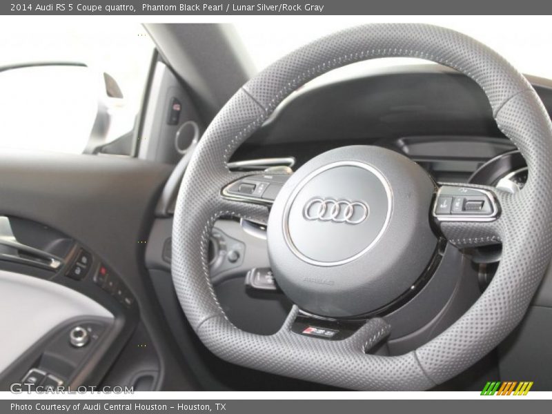 Phantom Black Pearl / Lunar Silver/Rock Gray 2014 Audi RS 5 Coupe quattro