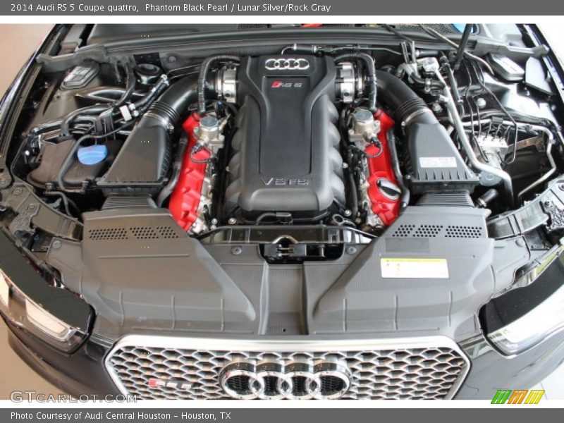 Phantom Black Pearl / Lunar Silver/Rock Gray 2014 Audi RS 5 Coupe quattro