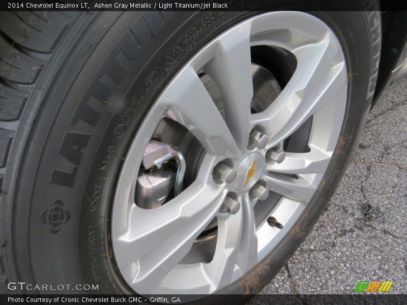 Ashen Gray Metallic / Light Titanium/Jet Black 2014 Chevrolet Equinox LT