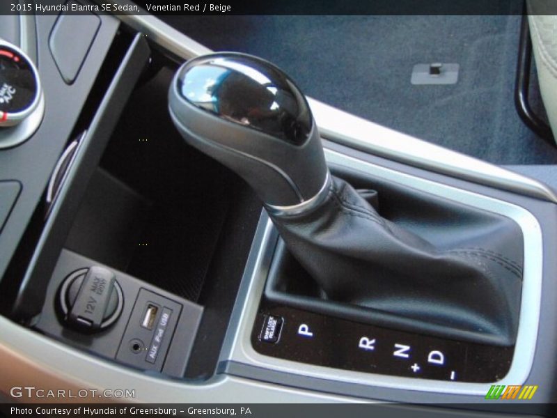  2015 Elantra SE Sedan 6 Speed Automatic Shifter