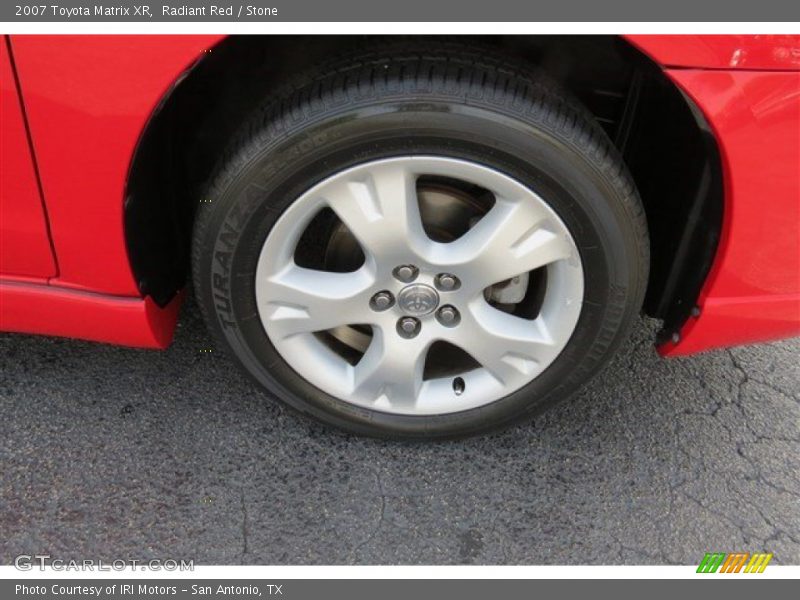 Radiant Red / Stone 2007 Toyota Matrix XR